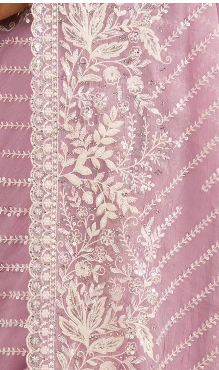 Fox Georgette Sarees in soothing pastel tones