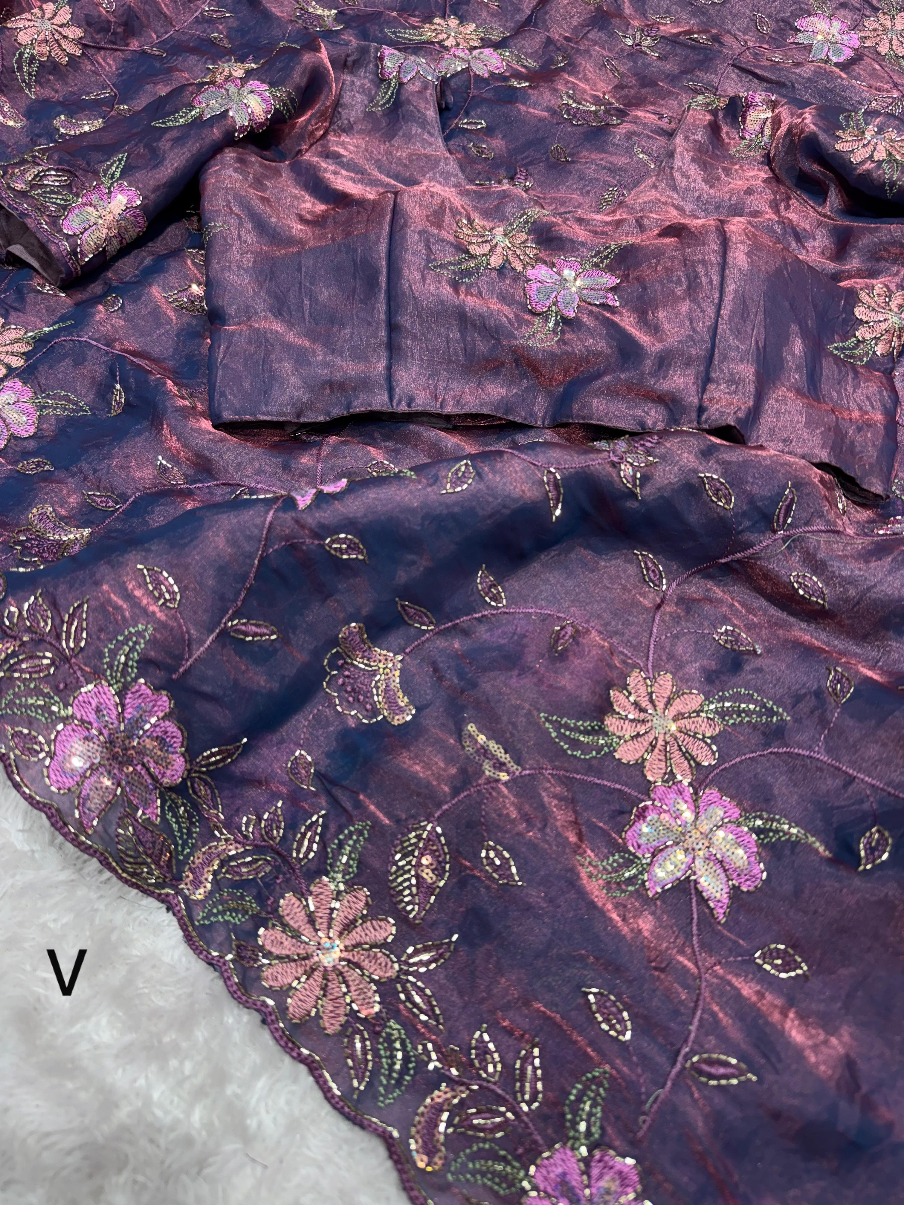 Party Wear Glamor Beauty Saree
