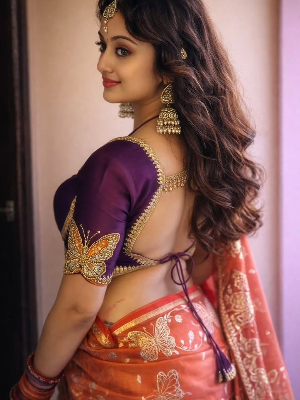 Premium Pure Soft Silk Paithani Butterfly Desgin Saree