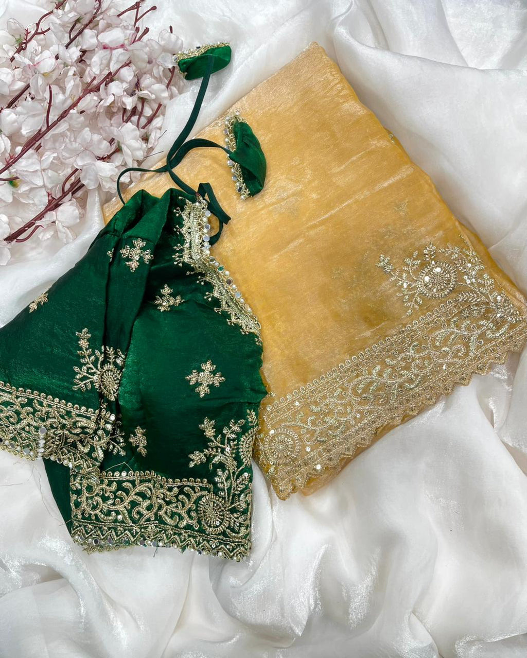 Very soft & elegant rich look fendy sartin fabric