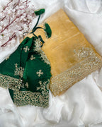 Very soft & elegant rich look fendy sartin fabric