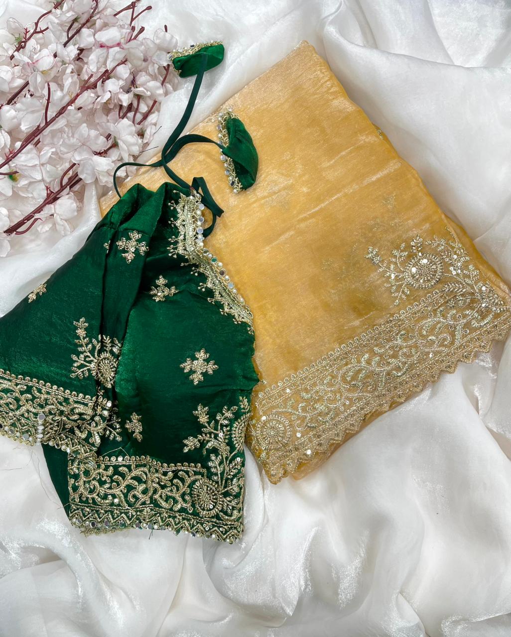 Very soft & elegant rich look fendy sartin fabric