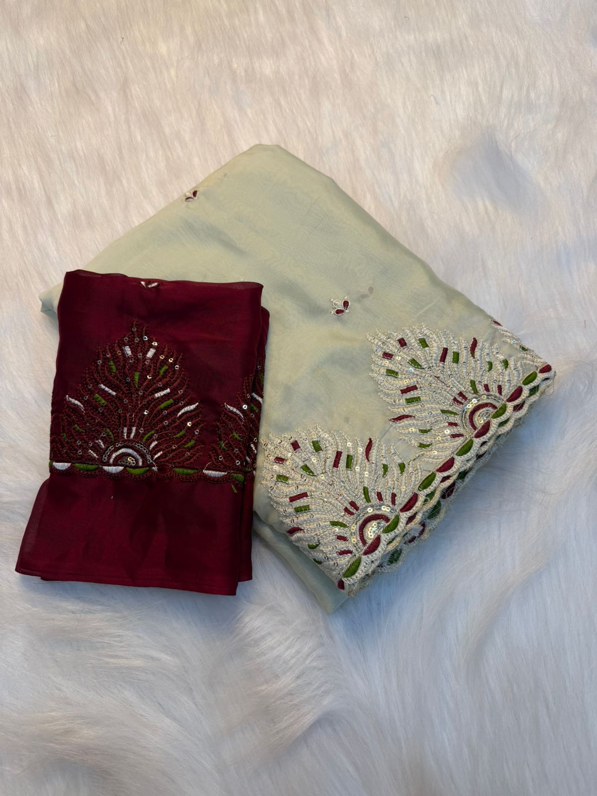 Pure soft Rangoli silk saree