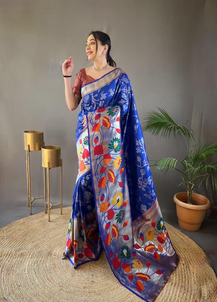 Pure Soft Paithani Silk Saree