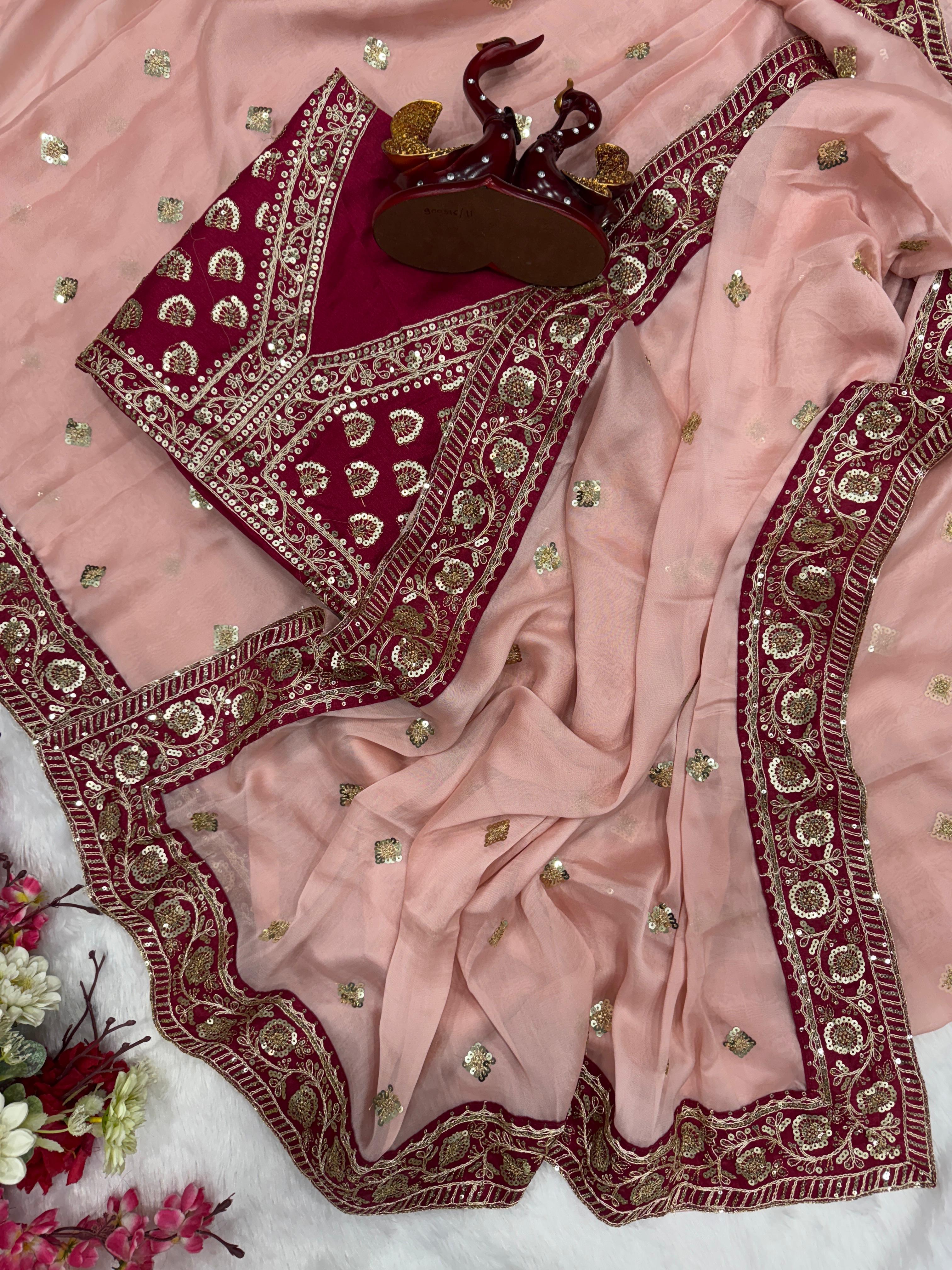 Bollywood Bengani Silk Saree
