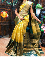 KANCHIVARAM GREEN SILK SAREE