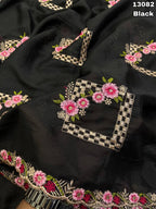 Amroz Star Georgette Saree