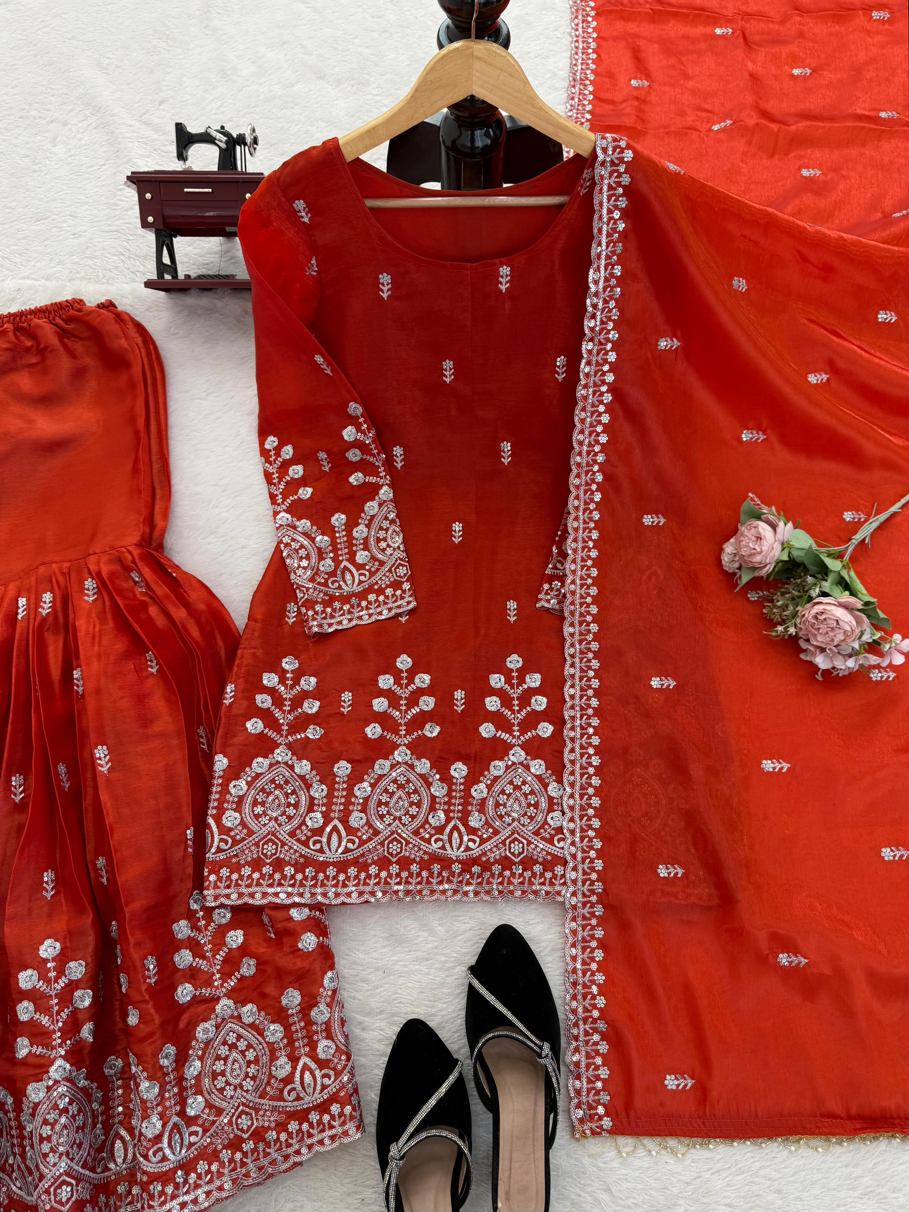Designer Sharara Set Top Sharara