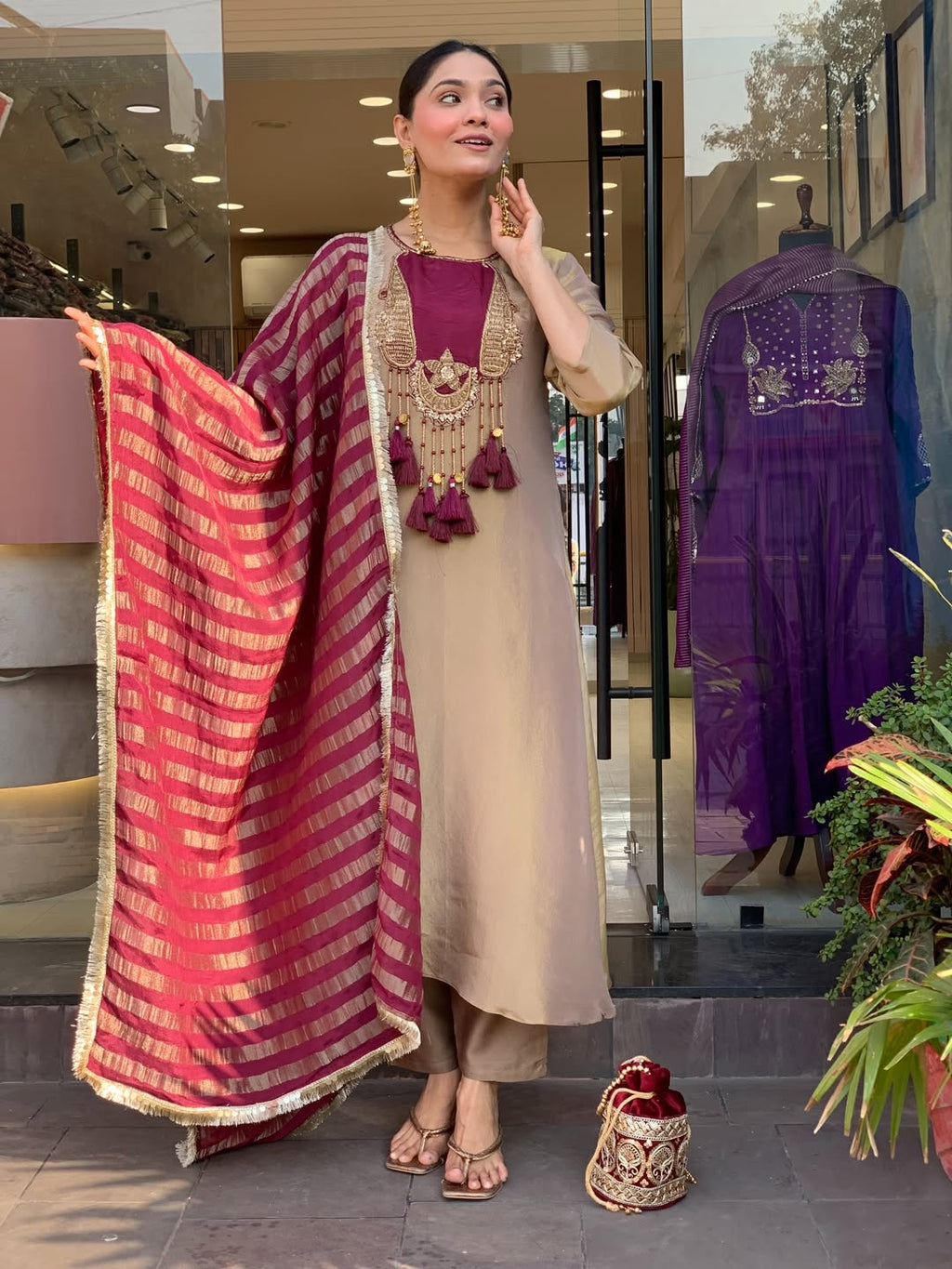 Premium Designer Kurti Pant Set