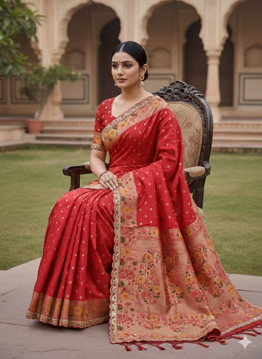 Dola Silk Embroidery Border