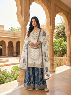 Sequence Top-Bottom And Dupatta Set