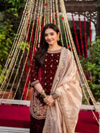 HAVY VISCOS VELVET SUIT