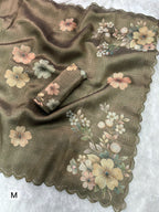 TISSUE COTTON DIGITAL PRINT SAREE