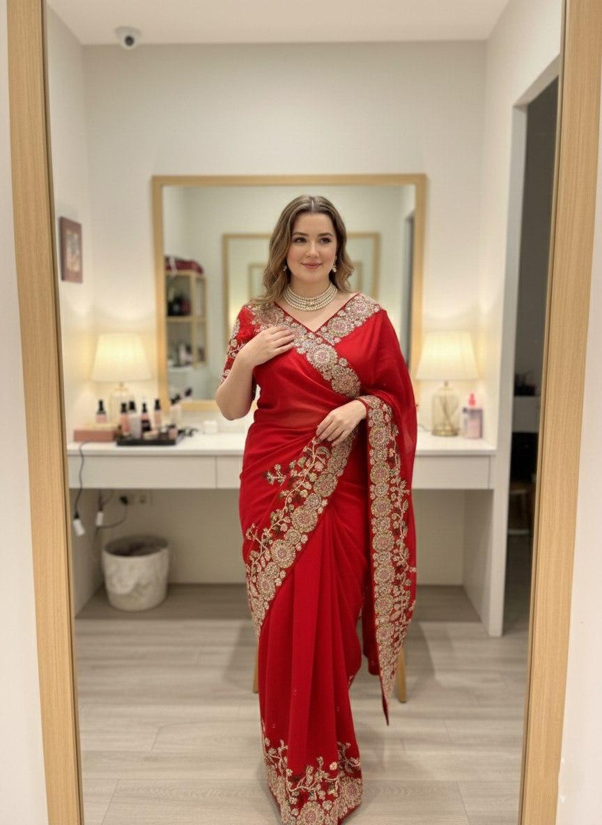 Soft Rangoli Silk Premium Saree
