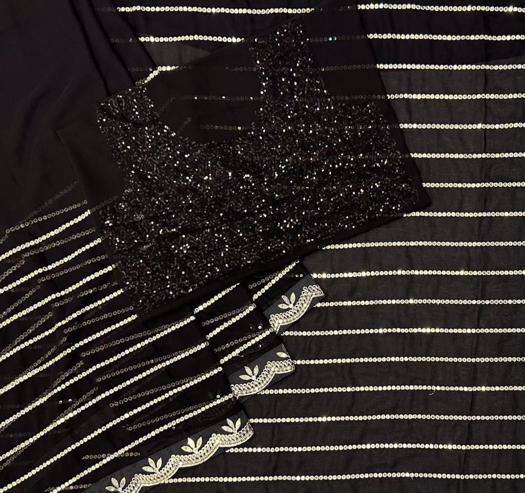 Heavy Georgette Fabric Saree