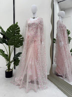 Soft Net Wedding Wardrobe Saree