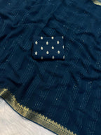 Viscose Georgette Saree
