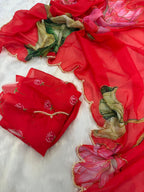 Pure Soft Tebby Silk Saree