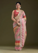 Goldy Silk With Beautiful Print Saree