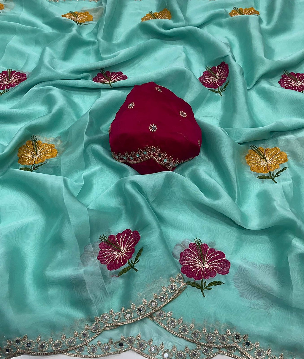 Soft Rangoli Silk Saree