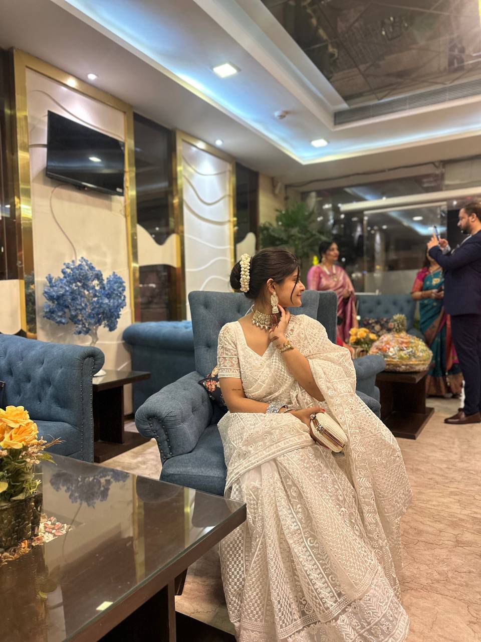PURE AND LIGHT ORGANZA SAREES