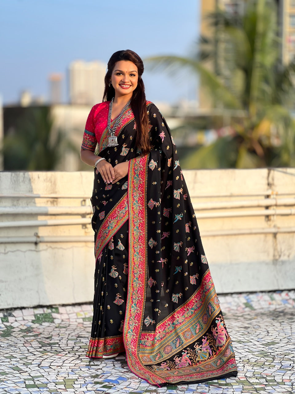 PREMIUM PURE VISCOSE SILK SAREE