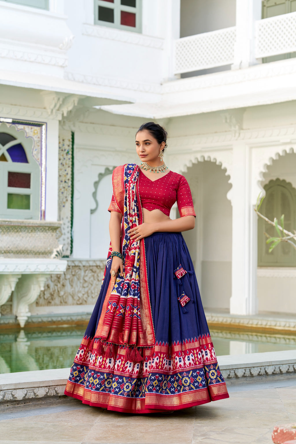 Tasar Silk Patola Laheriya
