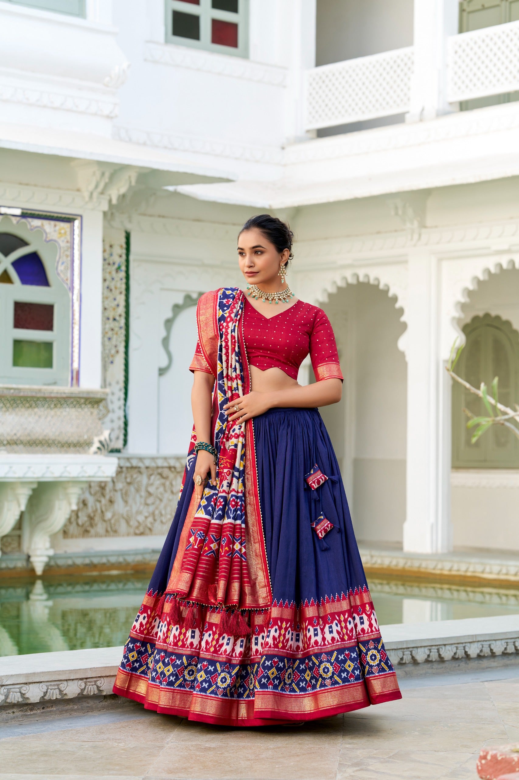 Tasar Silk Patola Laheriya
