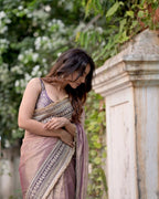 SOFT TWIL NET SAREE