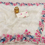 Premium Soft Organza Silk Saree