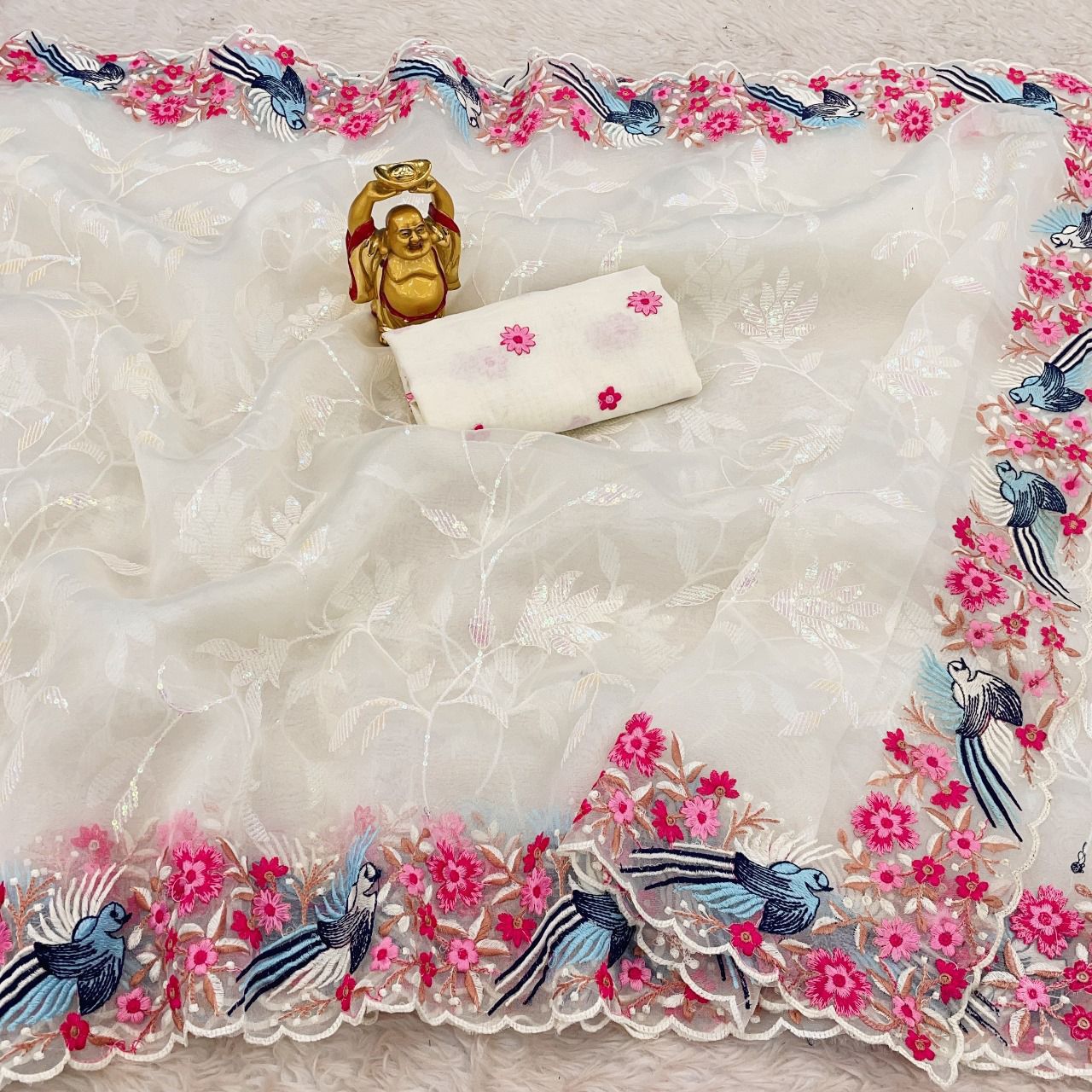 Premium Soft Organza Silk Saree