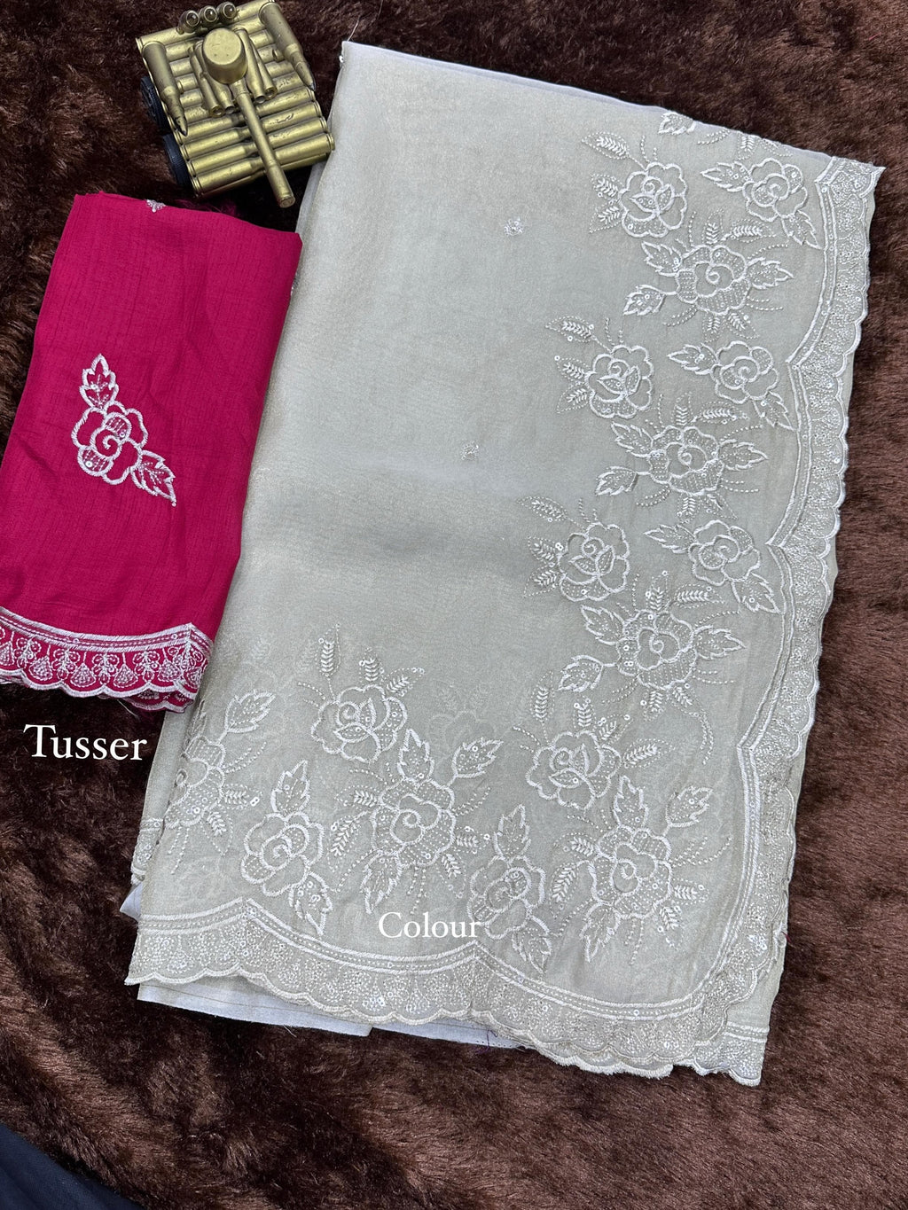 TASPA ORGANZA COTTON SAREE