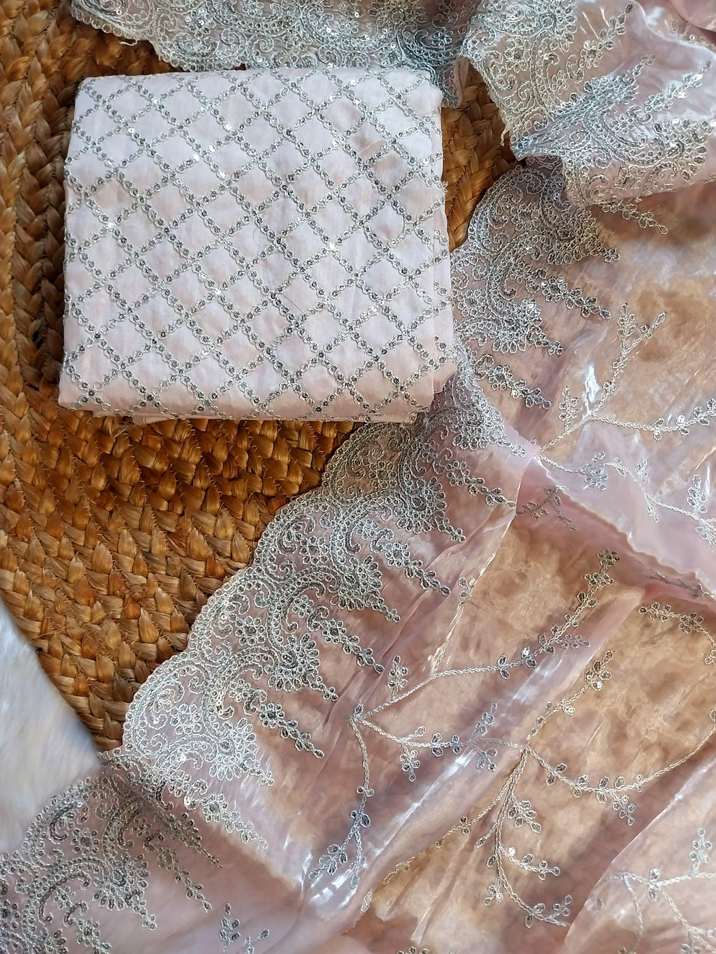 Pure Satin Organza Silk Saree