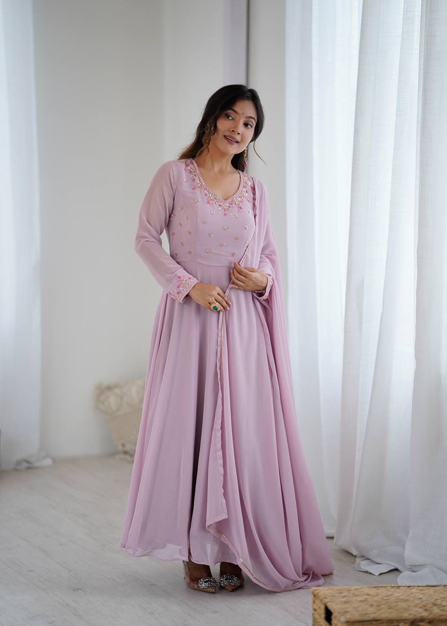 NEW PINK GOWN PARTY WEAR👗