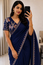 Rangoli Silk Multi Emrodairy Saree