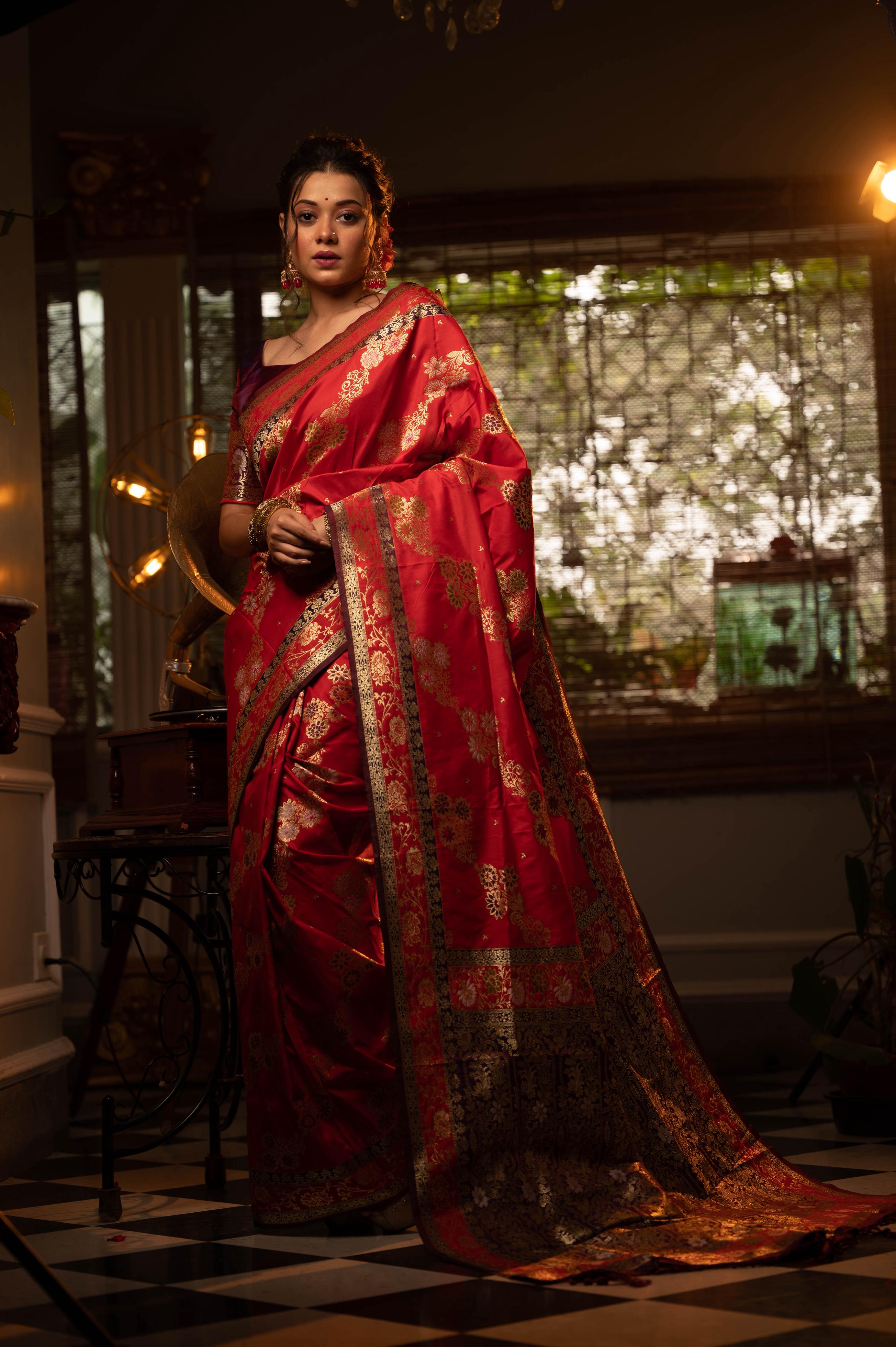 Soft Banarasi Silk Saree