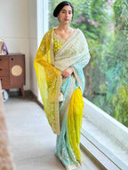 ORGANZA SILK DIGITAL PRINT SAREE