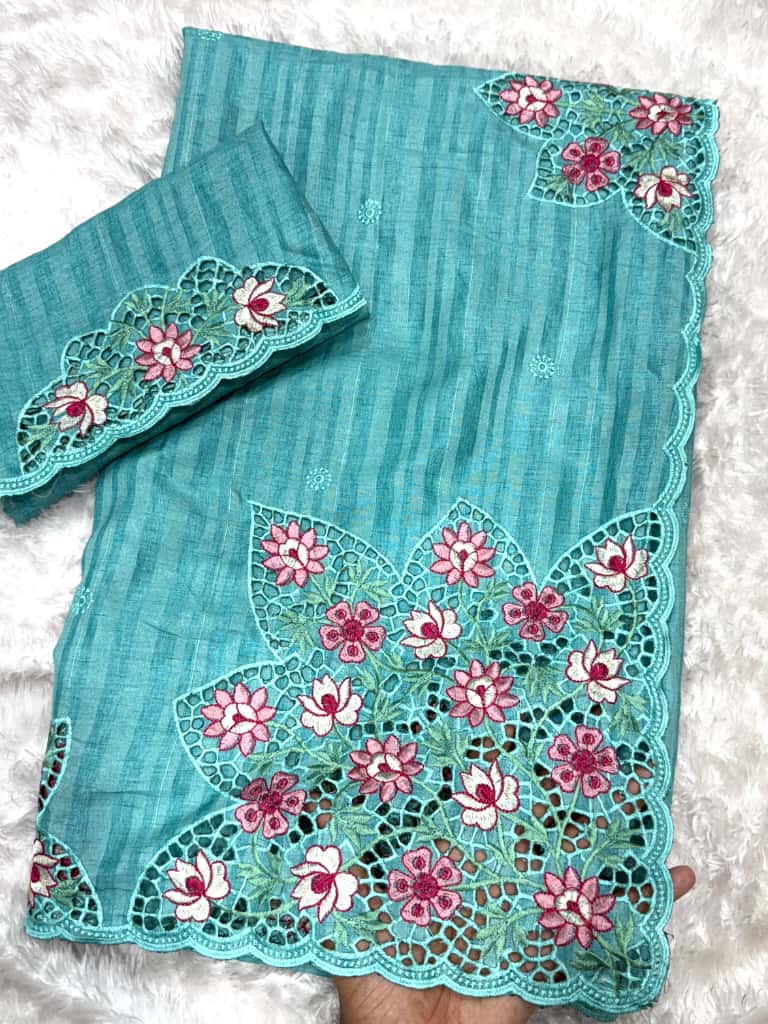 Ishwari Cotton Tusser Saree