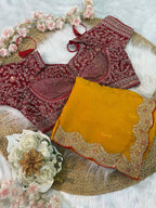 Premium space Silk Sabyasachi Inspired Saree