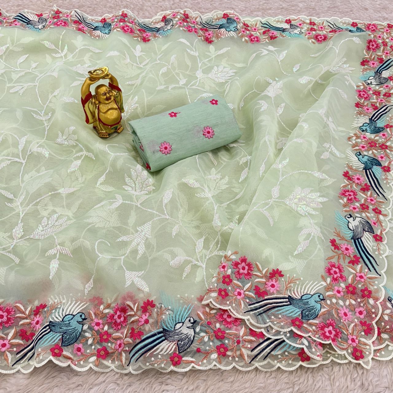 Premium Soft Organza Silk Saree