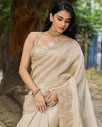 Sindhur Organza Silk Saree