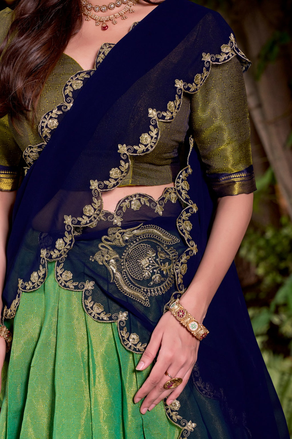 Kanchipuram Silk  Lahenga Collection