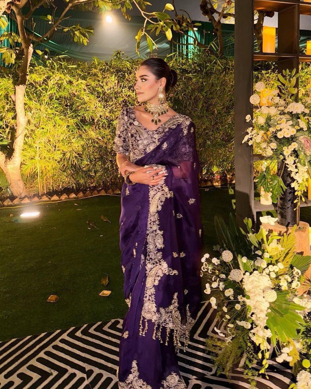 PURE SOFT RANGOLI SILK SAREE