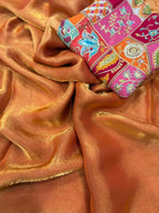 Space Fendy Sattin Saree