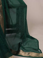 Poly Shimmer Saree With Multi Color