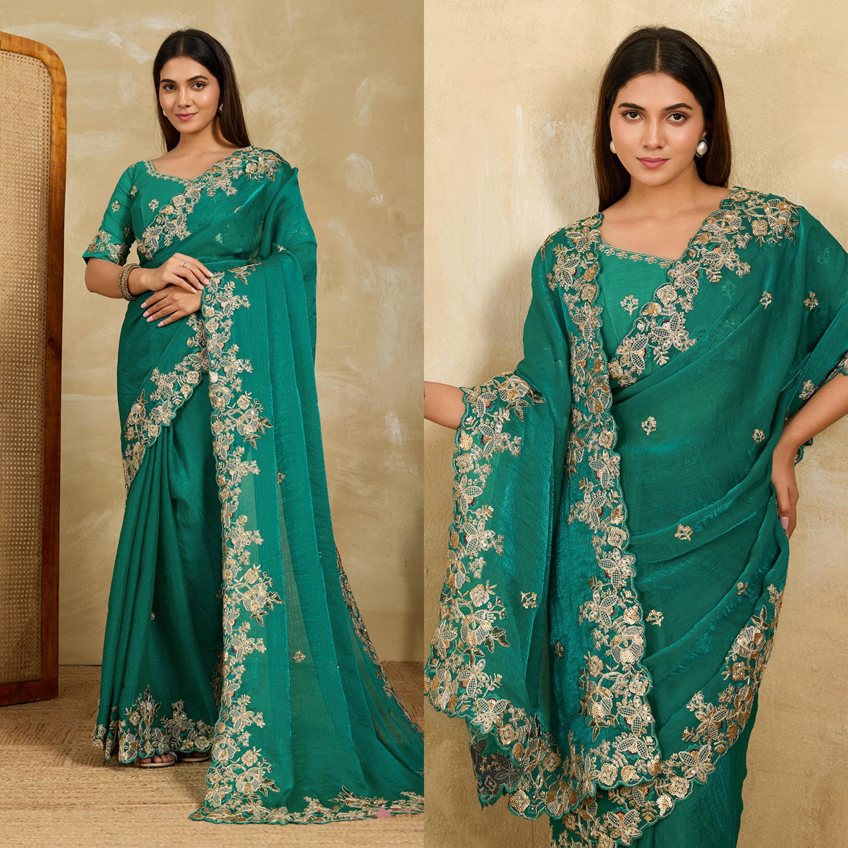 SOFT FENDY CHIFFON SAREE
