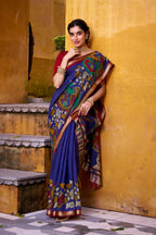 VIRANSHI KALAMKARI PRINT SAREE
