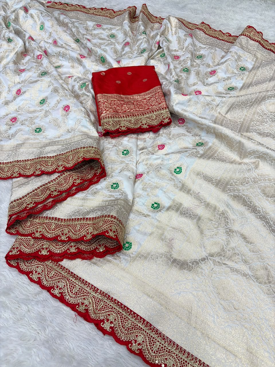 DURGA POOJA SPECIAL PURE KHADHI SAREE