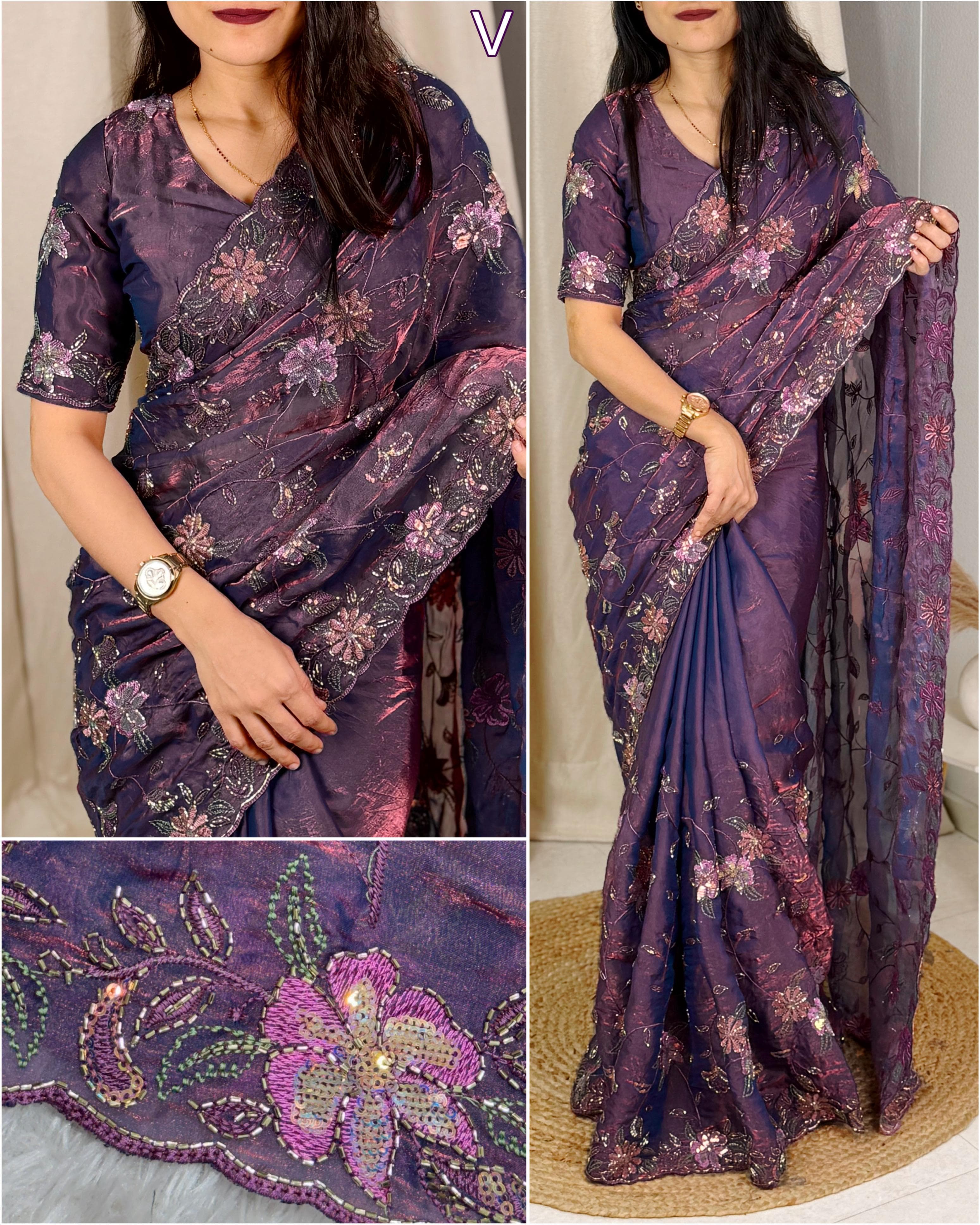 Party Wear Glamor Beauty Saree