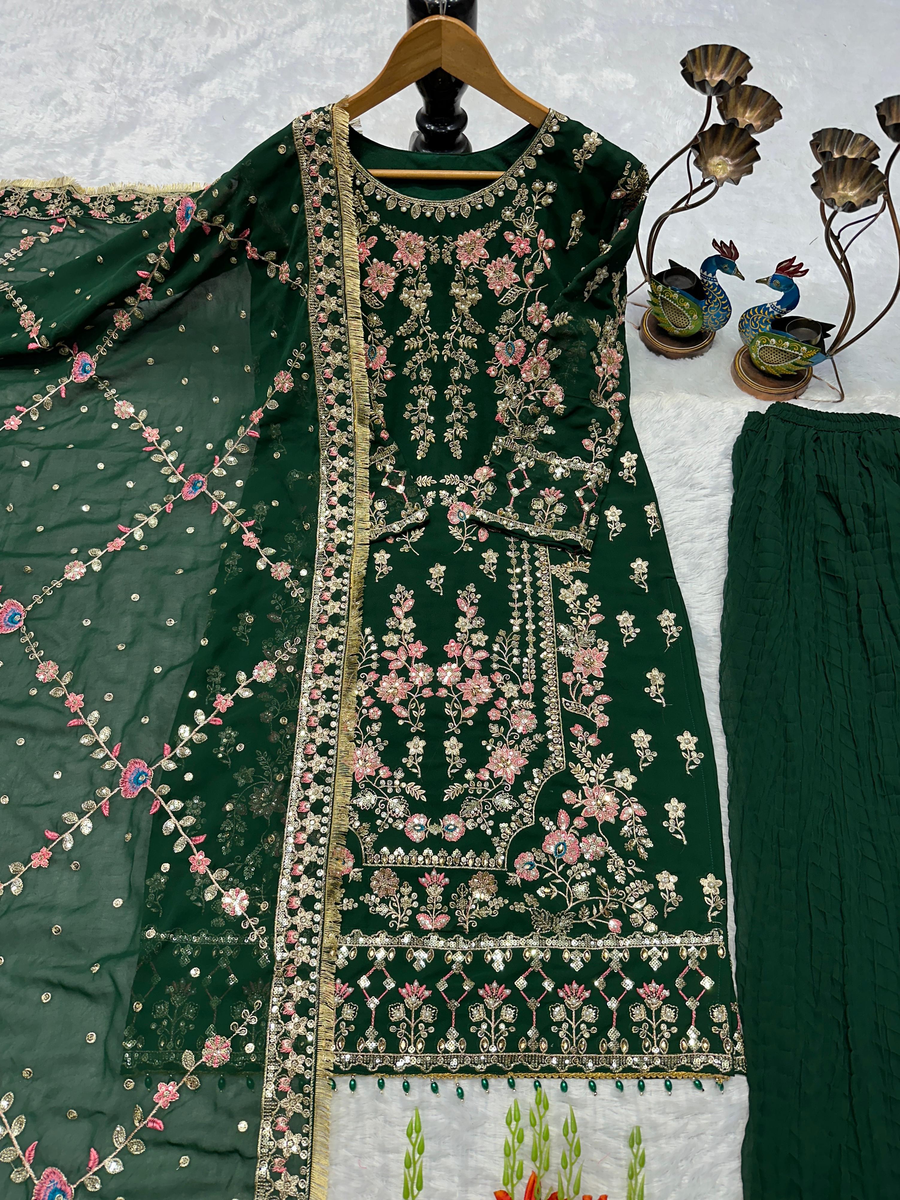 PARTY WEAR TOP AND PANT
